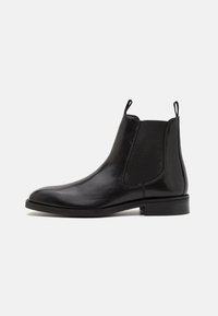 LEATHER - Classic ankle boots - black