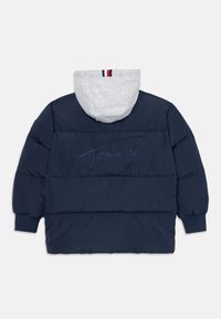 Tommy Hilfiger FLAG JACKET - Zimná bunda - dark night navy