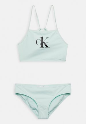 BRALETTE BIKINI - Bikini - clear seafoam