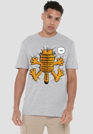 GARFIELD OW - Print T-shirt - mottled grey