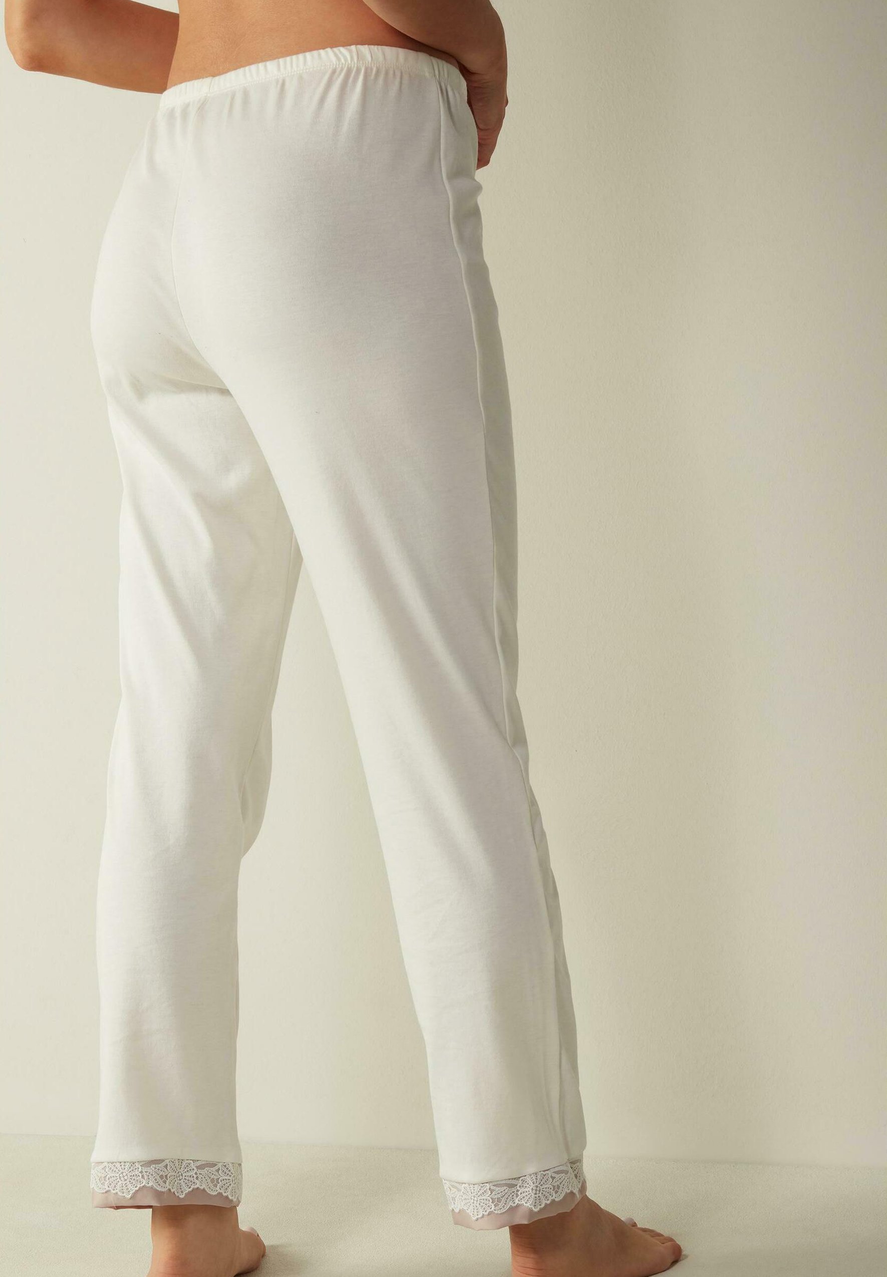 Intimissimi Pantaloni del pigiama - talco/avorio - Zalando