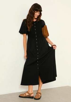 REGULAR FIT - MIDI - Blusenkleid - black
