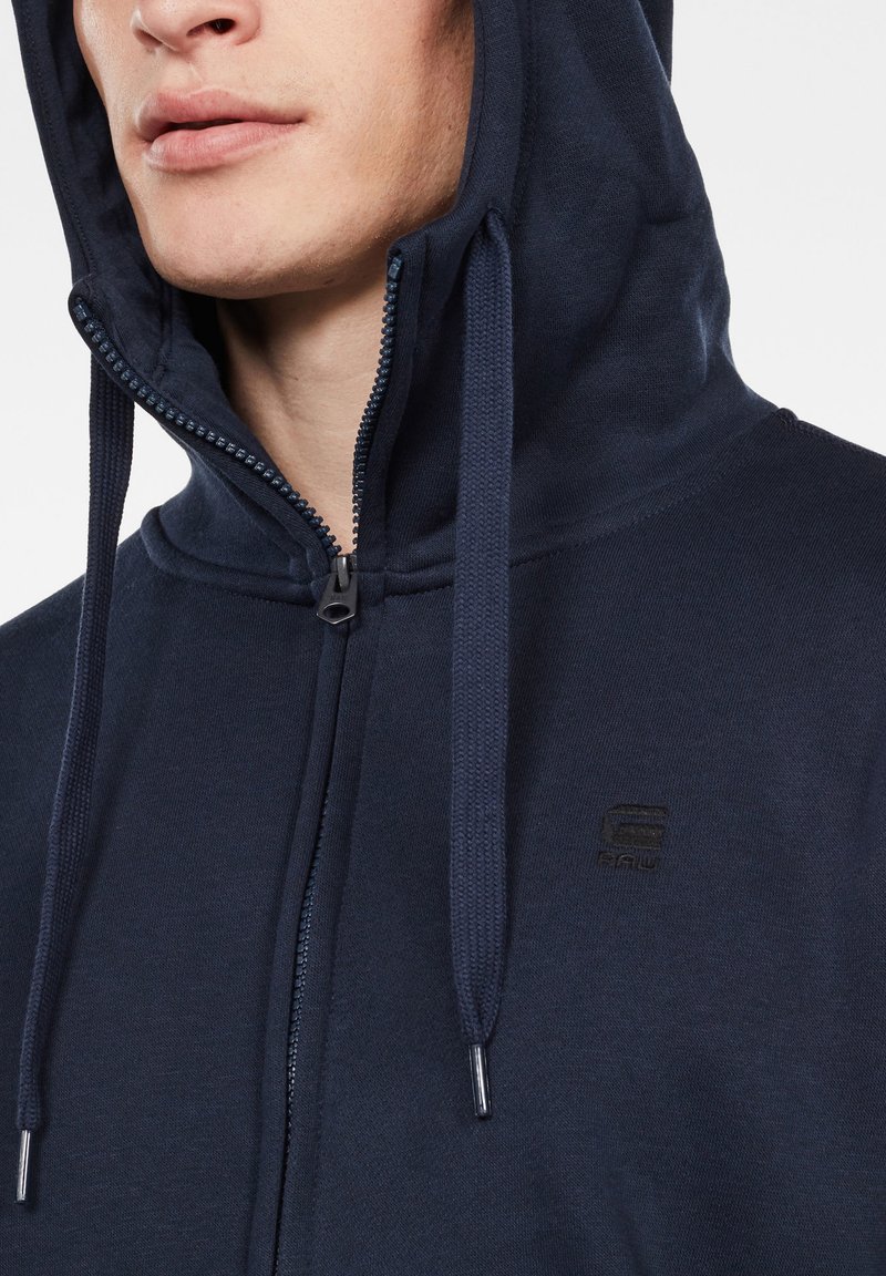 G-STAR Raw Premium Core 2.1 Sweatshirt met capuchon en rits voor dames, Zwart (Dk Black D22727-c235-6484), S G-STAR Raw Premium Core 2.1 Sweatshirt met capuchon en rits voor dames, Zwart (Dk Black D22727-c235-6484), S