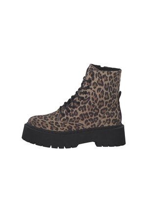 Steve Madden SKYLAR - Stivaletti con plateau - braun leopard