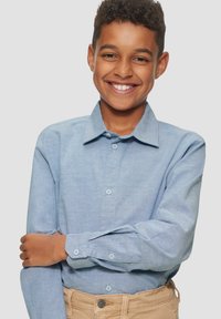 s.Oliver OXFORD-VAN STRETCH - Hemd - blau