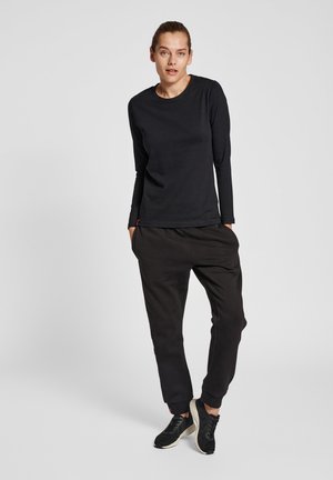 Long sleeved top - black