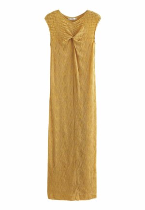 TWIST FRONT SLEEVELESS TEXTURED REGULAR FIT - Jerseyklänning - yellow