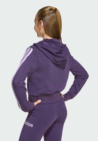 adidas Performance ESSENTIALS FULL - Mikina so zipsom - aurora plum   powder plum