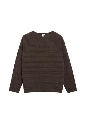QS, STRICKPULLOVER - Pullover - dunkelbraun