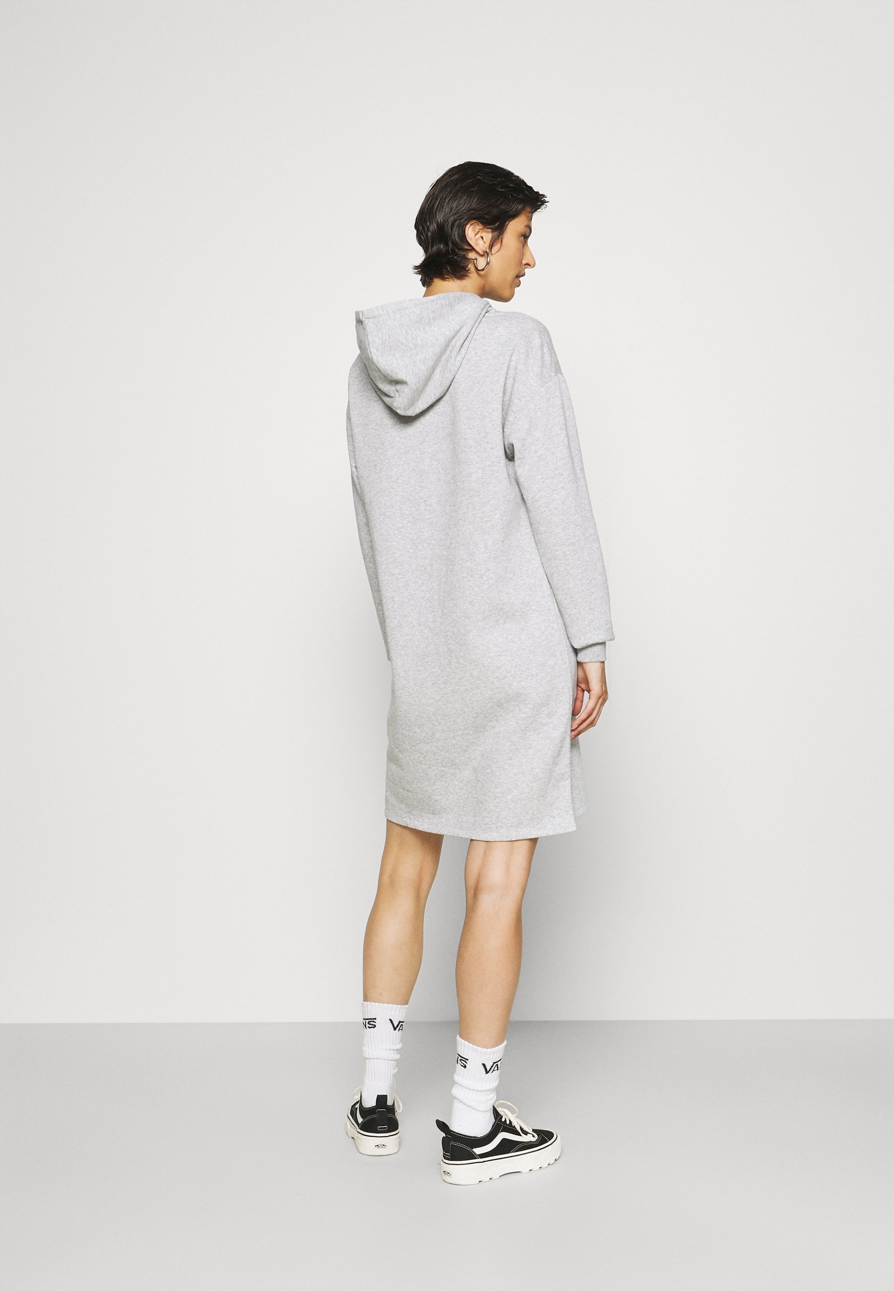Pieces Tall Pcchilli LS Hoodie Dress Tall Day Dress Light Grey melange, Women's, Size: XS, Light Grey