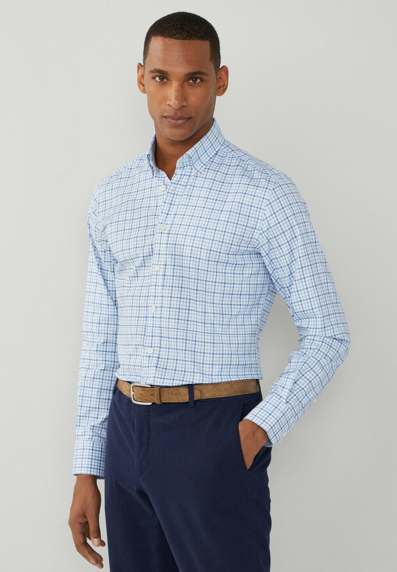 Camisa Blanca En Frances Camisa De Vestir Blanca Con Puño Doble Slim
