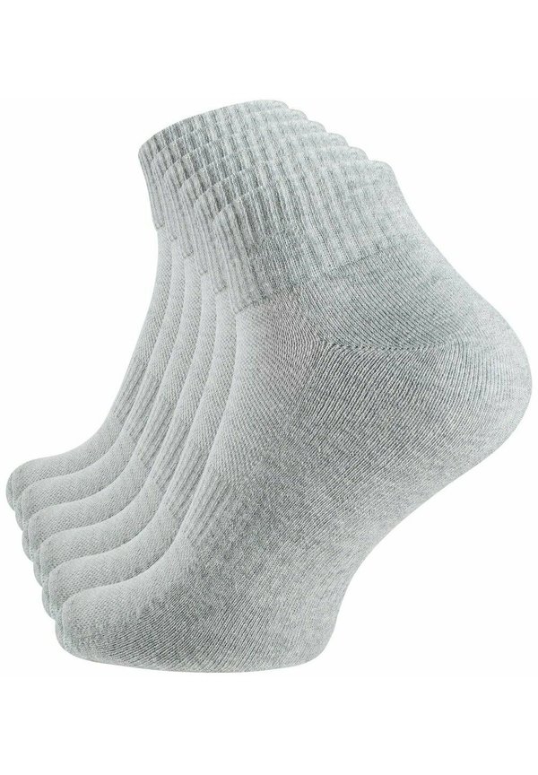 6 PAAR - Füßlinge - grau