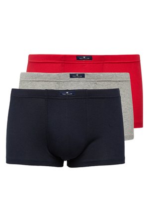 TRIPLE PACK - Boxerkalsong - melange red/navy