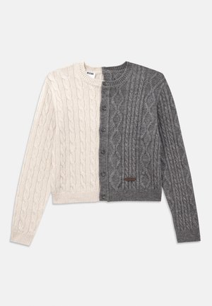 MULTI BUTTONS - Strickjacke - multi grey