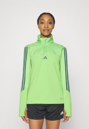 adidas Performance Maglietta a manica lunga - semi lucid lime/arctic night