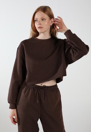 EOSELIO LOOSE FIT - Sweatshirt - espresso brown