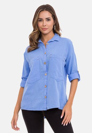 FREIZEIT - Button-down blouse - blue