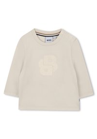 BOSS Kidswear Hosszú ujjú felső - sand