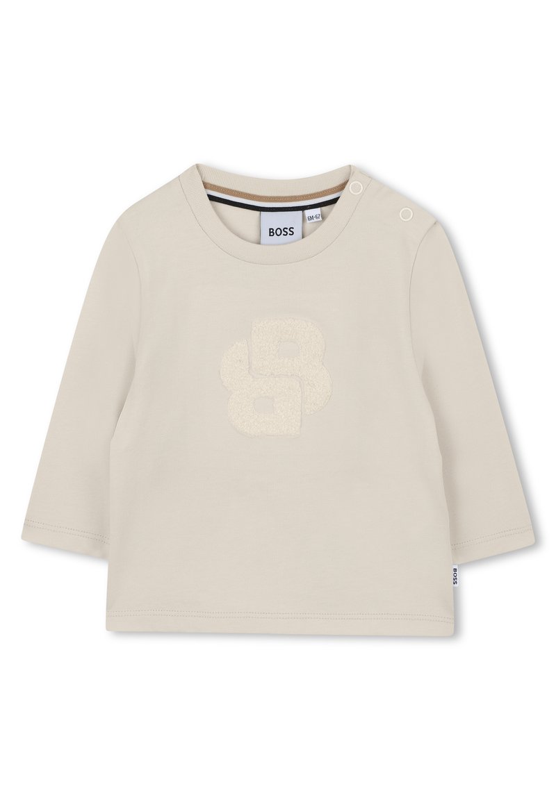 BOSS Kidswear Hosszú ujjú felső - sand