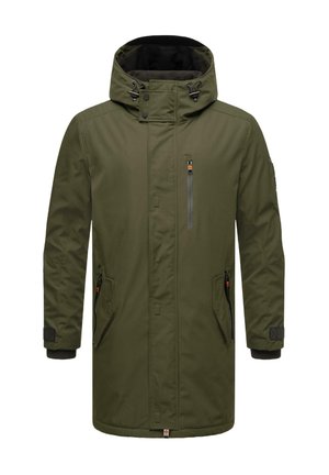 LANZOO - Parkatakki - dark olive