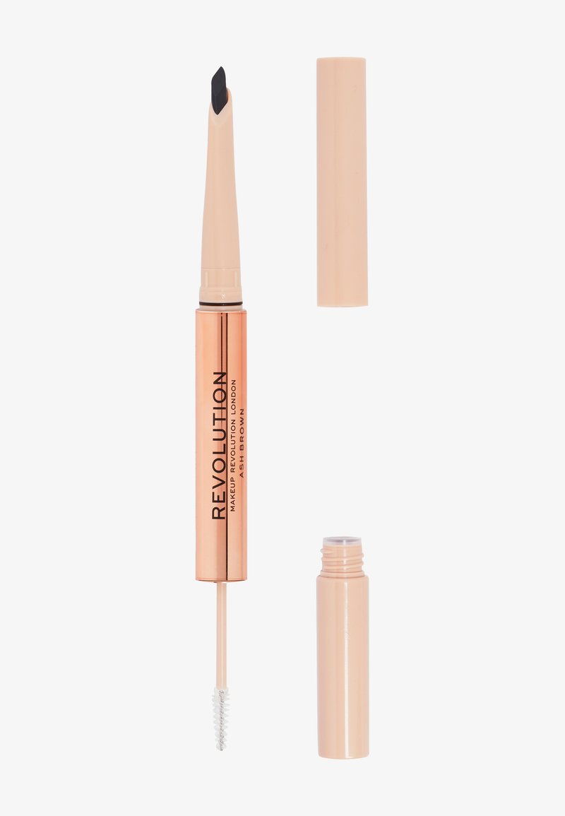 Makeup Revolution - REVOLUTION FLUFFY BROW FILTER DUO - Gel sourcils - ash brown, Agrandir