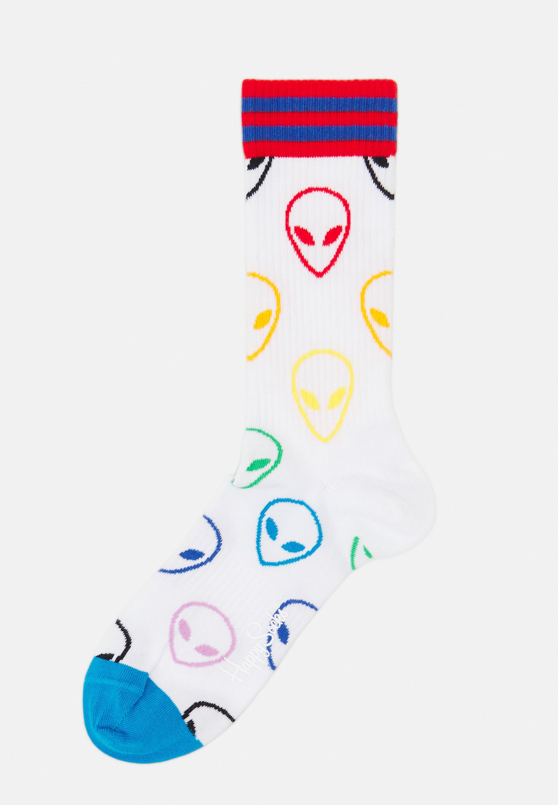 Happy Socks ALIEN SNEAKER SOCK UNISEX - Sokken - white/wit - Zalando.be