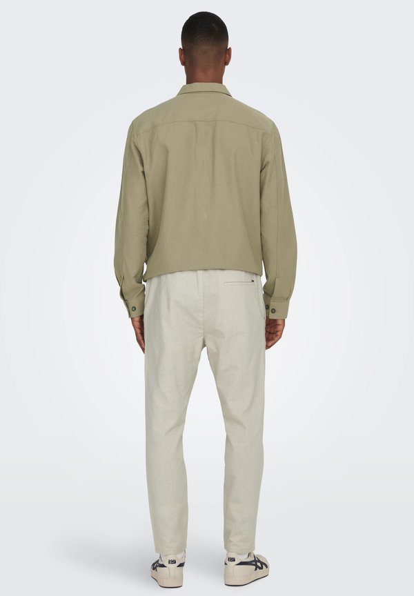 ONSLINUS CROP - Tracksuit bottoms - silver lining3