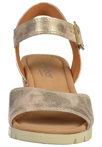 Gabor Sandali con zeppa - silver-coloured