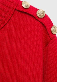 Mango WITH JEWEL BUTTONS - Pulover - red