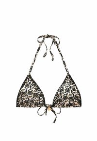 Next CHARM - Bikiniöverdel - ecru black woodblock foil