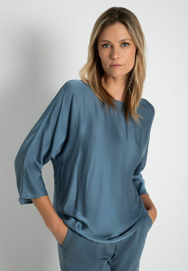 SPORTIVE 3/4 ARM - Bluse - blaugrau