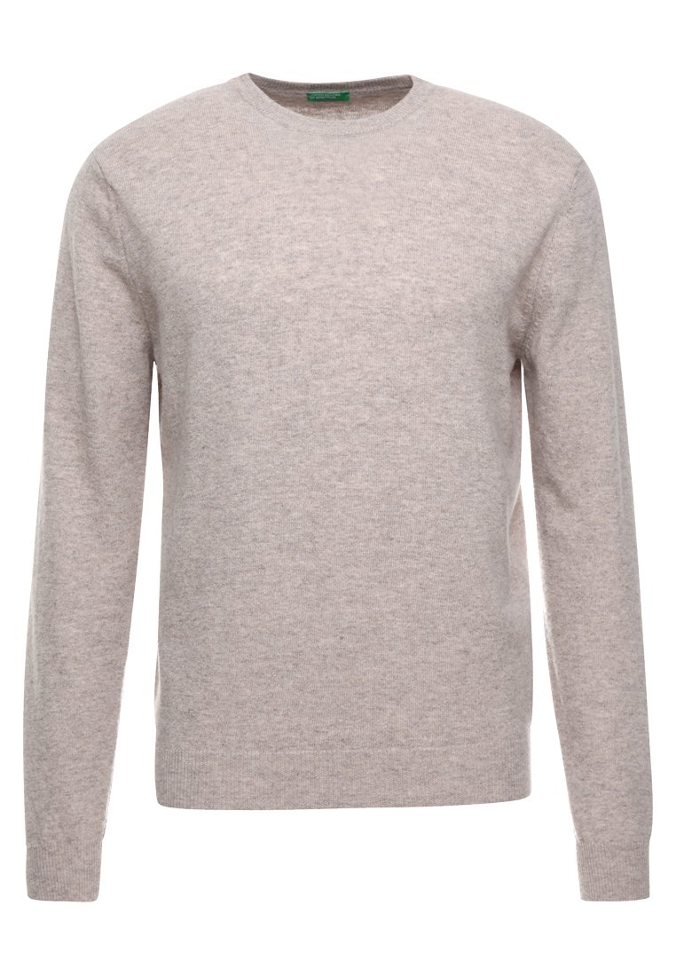 Benetton BASIC CREWNECK Strikkegenser beige Zalando.no Benetton BASIC CREWNECK Strikkegenser brown Zalando.no