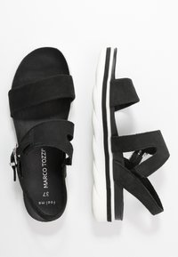 Marco Tozzi Plateausandalette - black