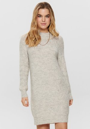 ONLVANNES DRESS - Abito in maglia - light grey