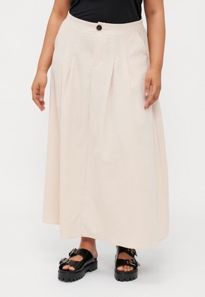 CARCALAZA LONG PLEAT SKIRT - Jupe plissée - oxford tan