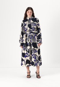 Persona by Marina Rinaldi CRISMA - Rochie tip cămașă - blu marino