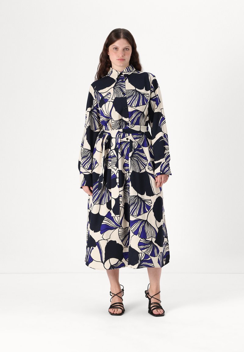 Persona by Marina Rinaldi CRISMA - Rochie tip cămașă - blu marino