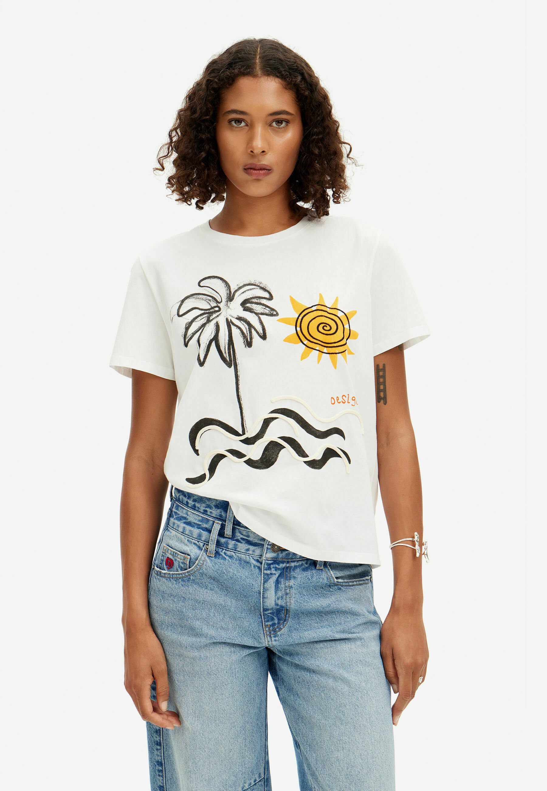 Desigual MARES Tshirt à manches longues negro - Desigual - Pickture