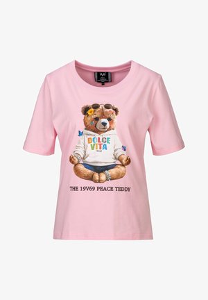 19V69 Italia, 19V69 ITALIA T-SHIRT BELLARA S TEDDY - T-shirt print - rose