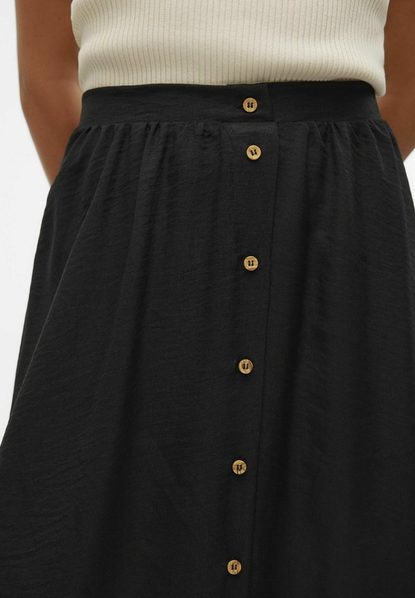 VMMELANEY BUTTON CALF - A-line skirt4