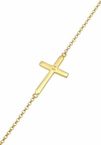 Elli ANKLET CROSS - Pulsera - gold-coloured