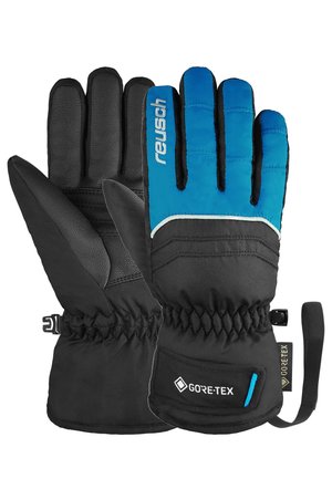 Reusch TEDDY GORE-TEX - Fingerhandschuh - black/brilliant blue