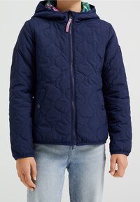 WE Fashion REVERSIBLE - Chaqueta fina - blue