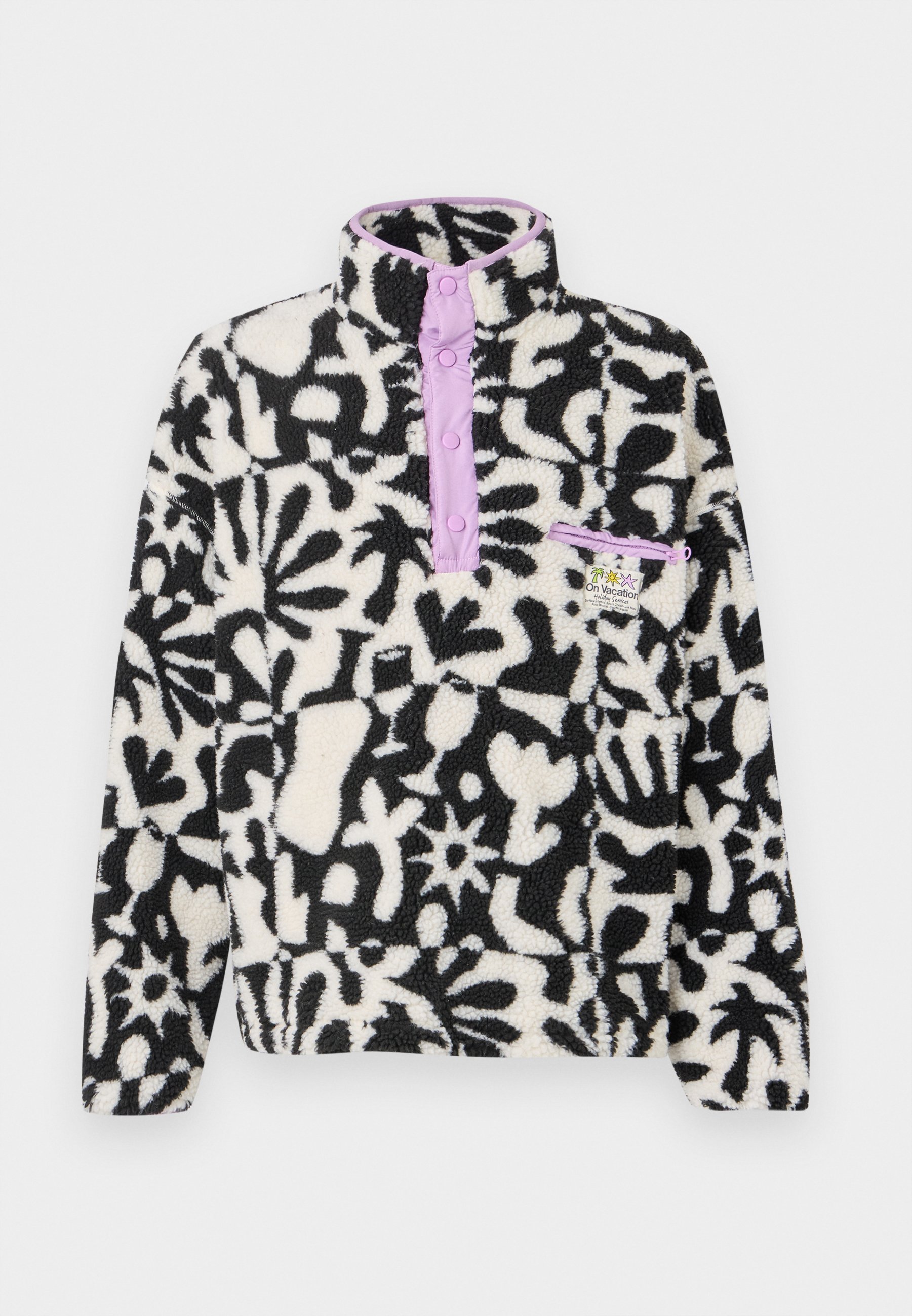 On Vacation GOOD TIMES UNISEX - Fleece jumper - black - Zalando.co.uk