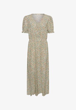 Cream, CRTIAH LINAA DRESS - Rochie maxi - green flower print
