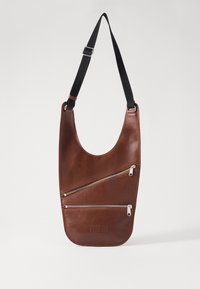 FLAT SADDLE MINI BAG UNISEX - Torba preko tijela - root brown