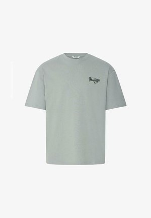 INDICODE JEANS, IDBRYBELL OVERSIZED BACKPRINT - Printtipaita - light grey