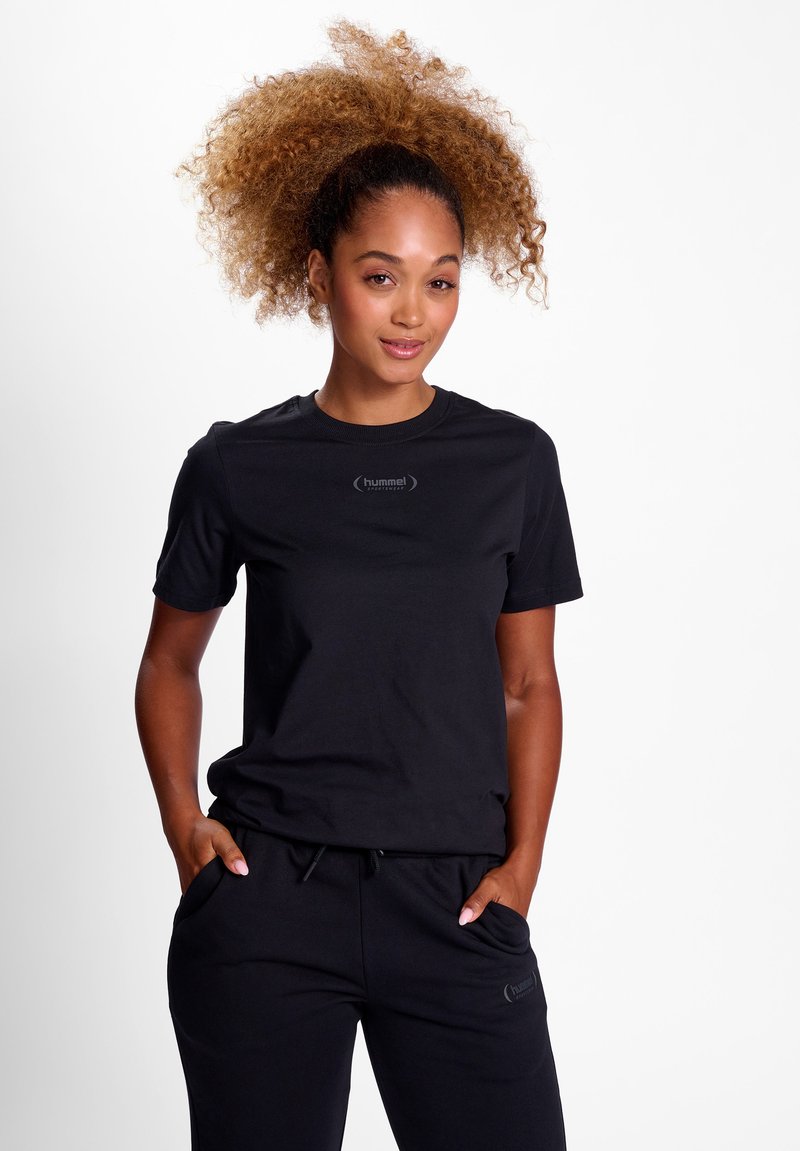 Hummel PAOLA REGULAR - T-shirts basic - black