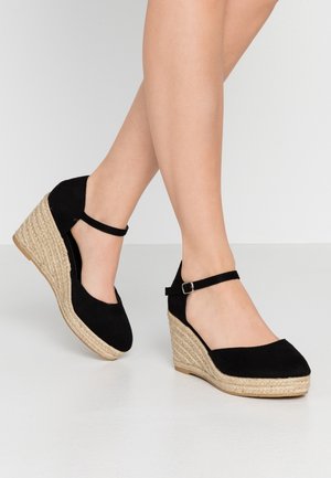 Højhælede pumps - black