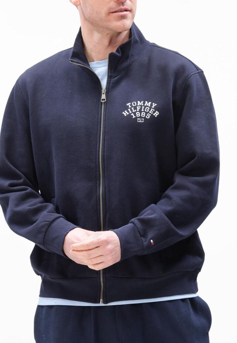 Tommy Hilfiger Sweater met rits donkerblauw Tommy Hilfiger Sweater met rits donkerblauw